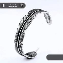 Bracelet Viking Plume De Munin