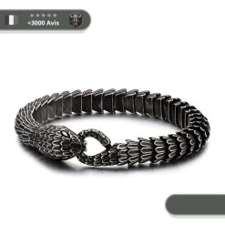 Bracelet Viking Serpent De Midgard