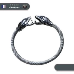Bracelet Viking Serpent