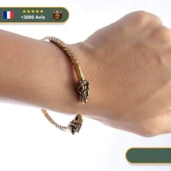 Bracelet Sacré Viking | Bronze -Viking Soldes Magasin bracelet viking griffon