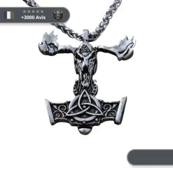 Collier Viking Cerf