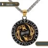 Collier Viking Fenrir & Runes