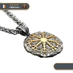 Collier Viking Aegishjalmur
