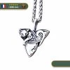 Collier Viking Fenrir & Triquetra