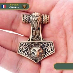 Pendentif Marteau De Thor Mjöllnir | Bronze -Viking Soldes Magasin collier marteau de thor bronze