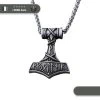 Collier Viking Mjolnir & Runes