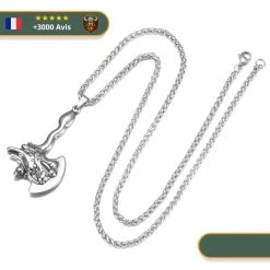 Collier Viking Fâfnir -Viking Soldes Magasin collier dragon