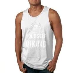 Débardeur Musculation You Can Be Viking -Viking Soldes Magasin debardeur musculation blanc