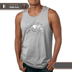 Débardeur Musculation Sanglier 8 Débardeur Musculation Sanglier -Viking Soldes Magasin debardeur sanglier gris