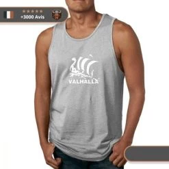 Débardeur Musculation Valhalla -Viking Soldes Magasin debardeur valhalla gris