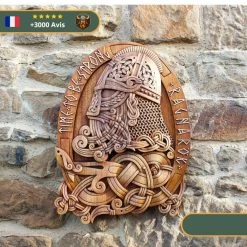 Art Mural Viking Casque De Einherjar -Viking Soldes Magasin decoration murale casque viking