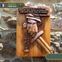 Art Mural Viking Combattant D'Odin 4 Art Mural Viking Combattant D'Odin -Viking Soldes Magasin decoration murale soldat odin