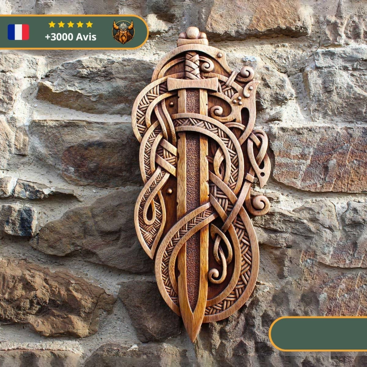 Art Mural Viking Epée Nordique 2 Art Mural Viking Epée Nordique – Image 2