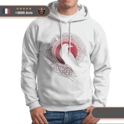Sweat-shirt à Capuche Hugin -Viking Soldes Magasin hugin 1