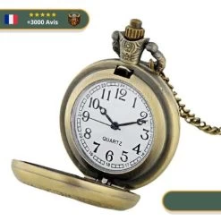 Montre à Gousset Viking Vegvisir -Viking Soldes Magasin montre a gousset viking vegvisir or ouverte