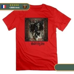 T-shirt Viking Morrigan -Viking Soldes Magasin morrigan rouge