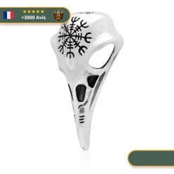 Pendentif Hugin | Argent 7 Pendentif Hugin | Argent -Viking Soldes Magasin pendentif corbeau vikings