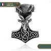 Pendentif Tête De Chèvre | Argent