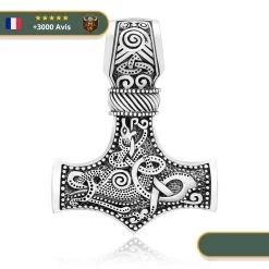 Pendentif Mjöllnir | Argent