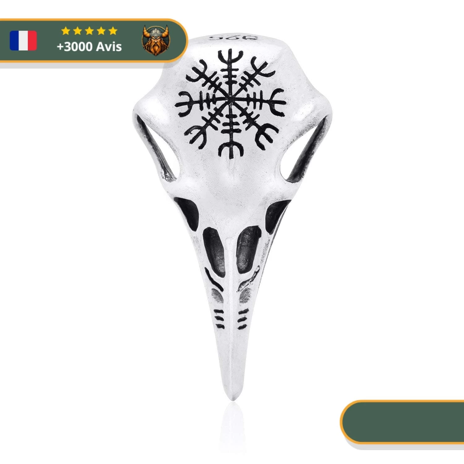 Pendentif Hugin | Argent 1 Pendentif Hugin | Argent