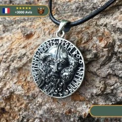 Pendentif Viking Corbeaux D'Odin Runes | Argent 10 Pendentif Viking Corbeaux D'Odin Runes | Argent -Viking Soldes Magasin pendentif viking corbeaux