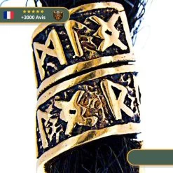 Perle Runique Pour Barbe | Bronze