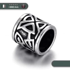 4 Perles Viking Emblème