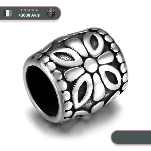 4 Perles Viking Fleur 1 4 Perles Viking Fleur