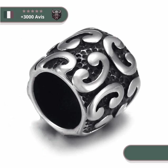 Perle Barbe Demi Anneau | Argent 1 Perle Barbe Demi Anneau | Argent