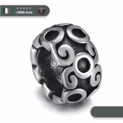 Perle Barbe Crochet | Argent