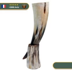 Corne à Boire Viking Clair Avec Socle -Viking Soldes Magasin product image 1115567385