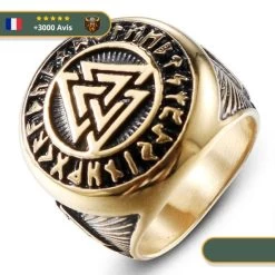Bague Viking Rune Valknut