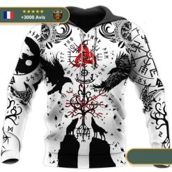 Sweat-shirt Viking Fenrir & Hugin