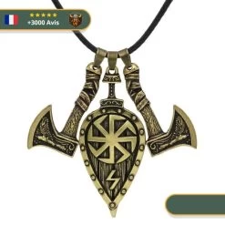 Collier Viking Bouclier