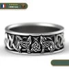 Bague Viking Geri Et Freki