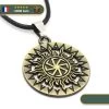 Collier Viking Soleil Noir