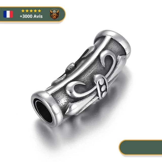 Perle Barbe Acier Magnetique | Argent 1 Perle Barbe Acier Magnetique | Argent