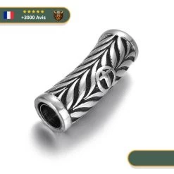 Perle Barbe Feur Conique | Argent