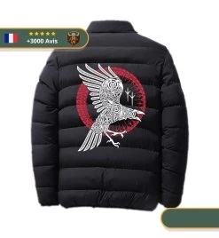 Doudoune Viking Valknut & Hugin -Viking Soldes Magasin product image 1683585802