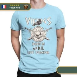 T-Shirt Viking Live Forever -Viking Soldes Magasin product image 1800617614