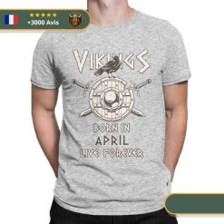 T-Shirt Viking Live Forever -Viking Soldes Magasin product image 1800617617