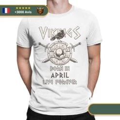 T-Shirt Viking Live Forever -Viking Soldes Magasin product image 1800617644
