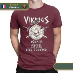 T-Shirt Viking Live Forever -Viking Soldes Magasin product image 1800617648
