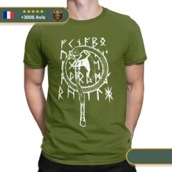 T-shirt Viking Runes & Hache -Viking Soldes Magasin product image 1800619700