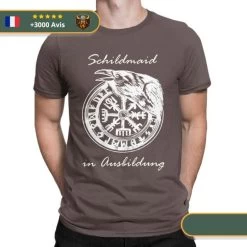 T-shirt Viking Vegvisir & Corbeau -Viking Soldes Magasin product image 1800623394