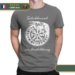 T-shirt Viking Vegvisir & Corbeau