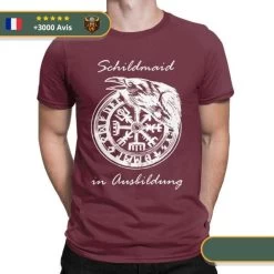 T-shirt Viking Vegvisir & Corbeau -Viking Soldes Magasin product image 1800623409