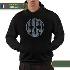 Sweat-shirt Viking Crâne De Guerrier