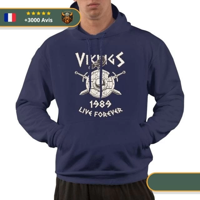 Sweat-shirt Viking Live Forever 2 Sweat-shirt Viking Live Forever – Image 2