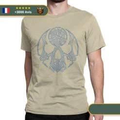 T-shirt Viking Crâne De Guerrier -Viking Soldes Magasin product image 1806802980